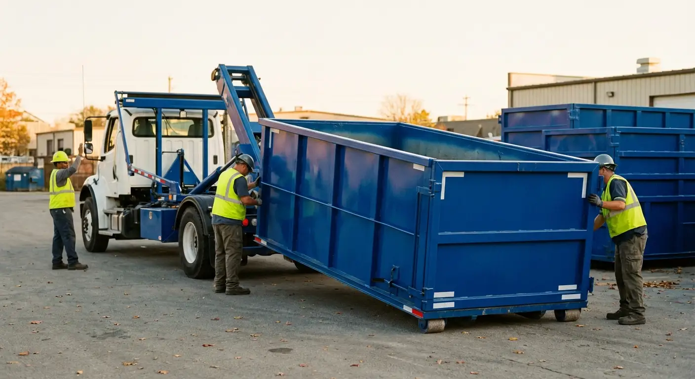 Commercial waste management and dumpster rental logistics in Hartford, CT