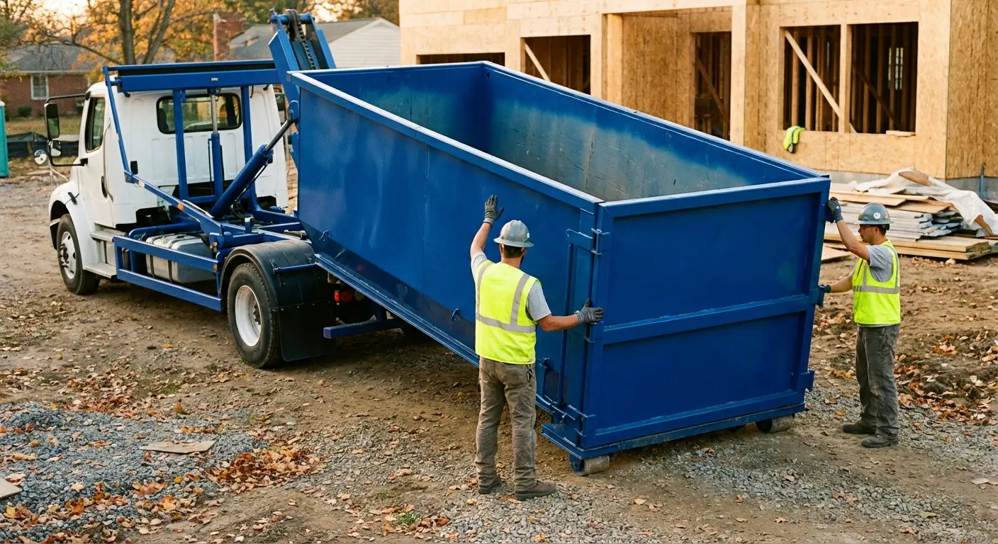 Construction dumpster delivery and waste management in Hartford, CT