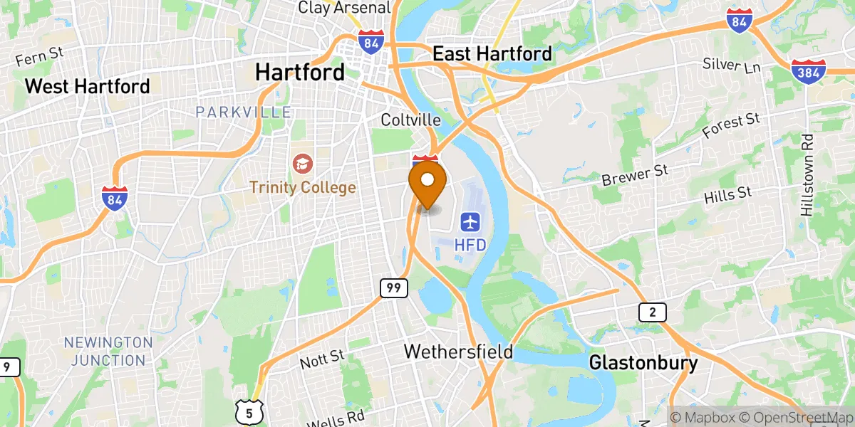  neighborhood map in Hartford, CT
