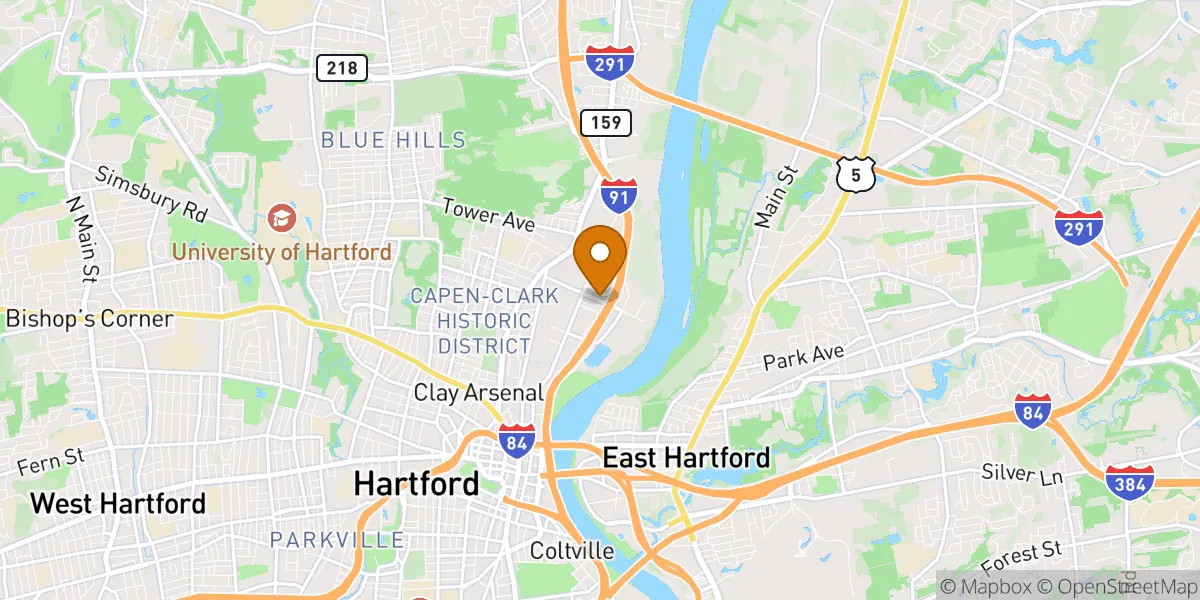  neighborhood map in Hartford, CT